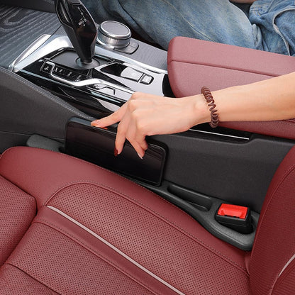 Say goodbye to lost items in your car! 🚗✨ Check out our Universal Car Seat Gap Filler Organizer - perfect for SUVs and trucks! 🖤 2-pack for extra storage and convenience! #CarAccessories #OrganizationGoals