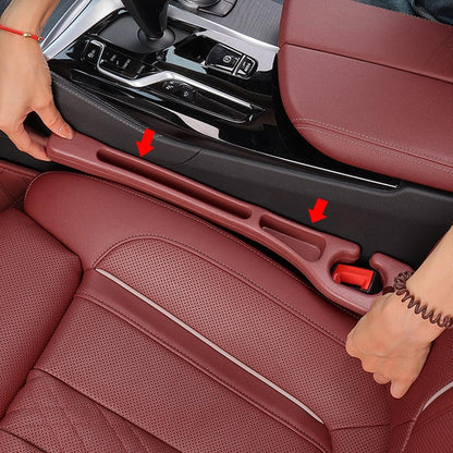 Car Seat Gap Filler Organizer Universal for Car SUV Truck Accessories Seat Gap Plug Blocker with Storage Slot Red 2 Pack