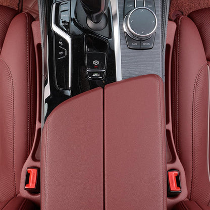 Car Seat Gap Filler Organizer Universal for Car SUV Truck Accessories Seat Gap Plug Blocker with Storage Slot Red 2 Pack