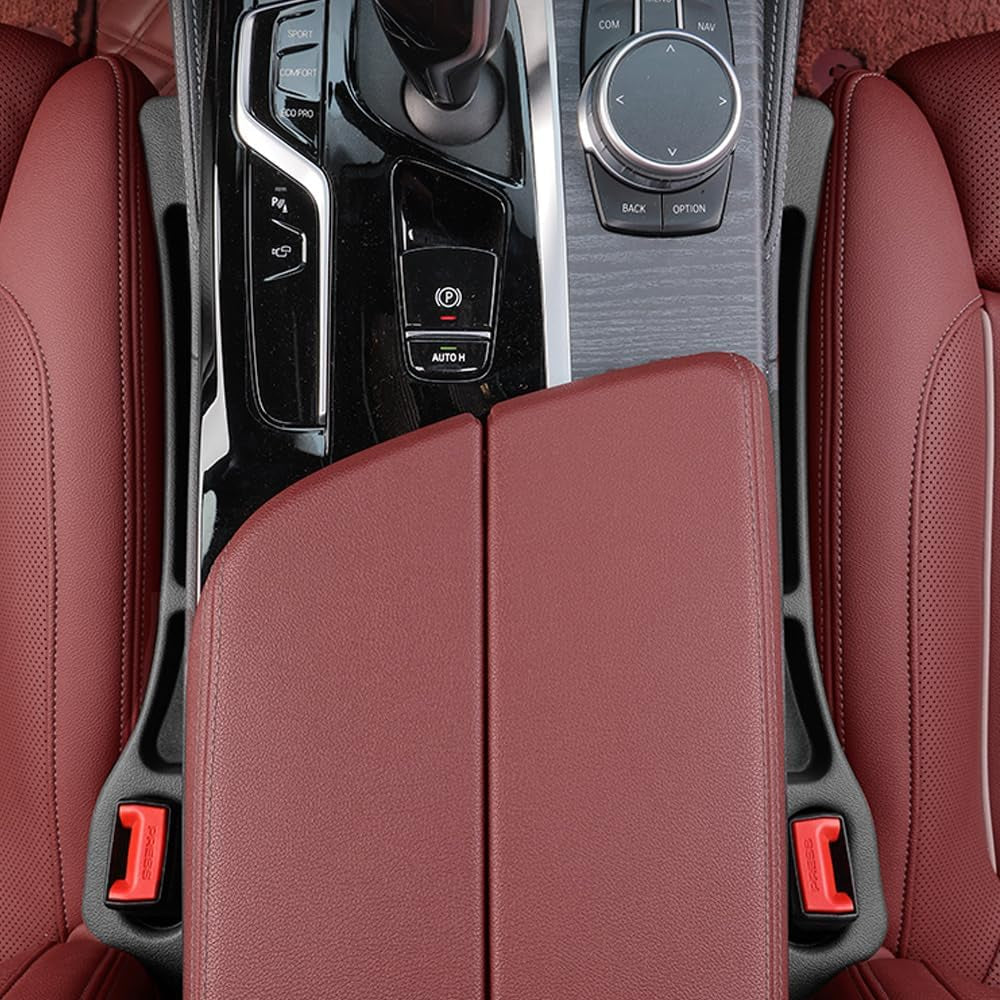 Say goodbye to lost items in your car! 🚗✨ Check out our Universal Car Seat Gap Filler Organizer - perfect for SUVs and trucks! 🖤 2-pack for extra storage and convenience! #CarAccessories #OrganizationGoals